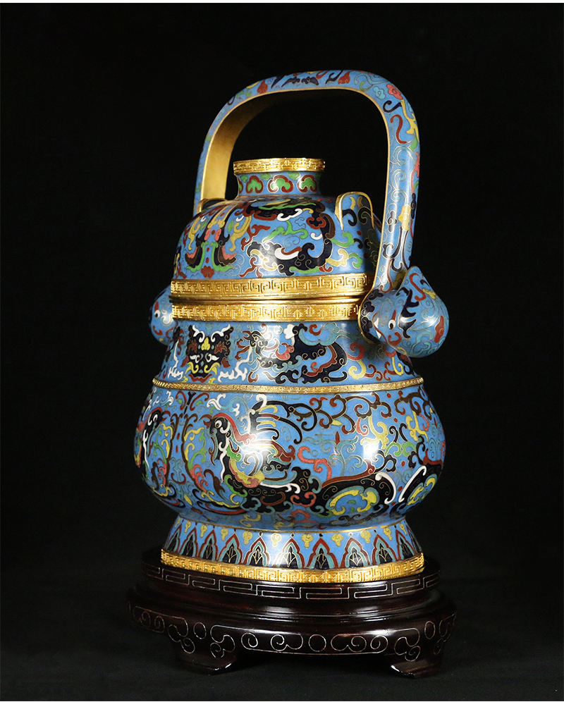 中艺盛嘉与中艺堂联合举办张同禄景泰蓝《故宫六珍·兽面纹提梁卣》文化艺术交流活动